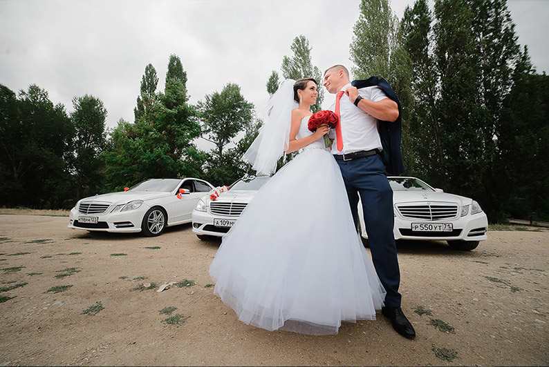 Свадебная фотосессия Виктории и Алексея в парке Вернадского