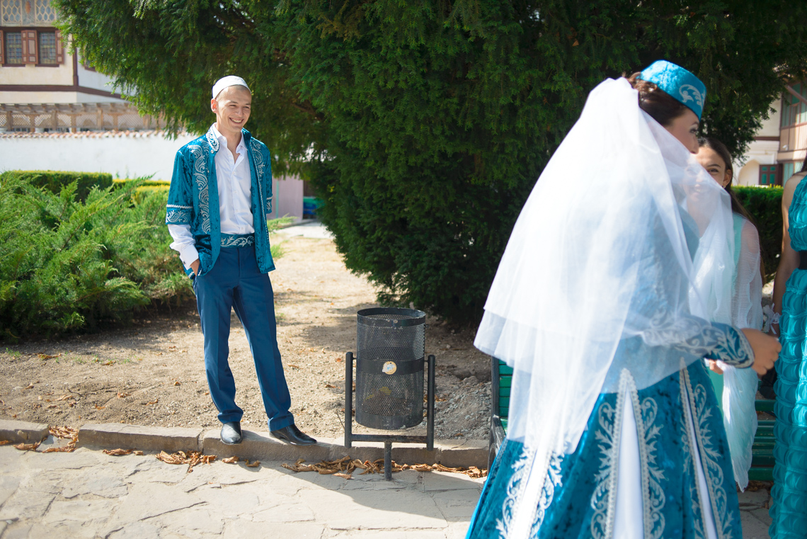 Свадебная фотосессия в Бахчисарае Дианы и Сенавера